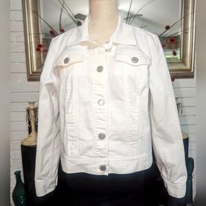 Mossimo White Jean Jacket
